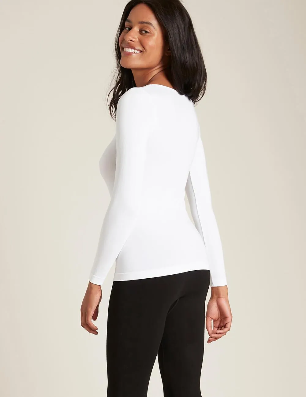 Crew Neck Long Sleeve Top
