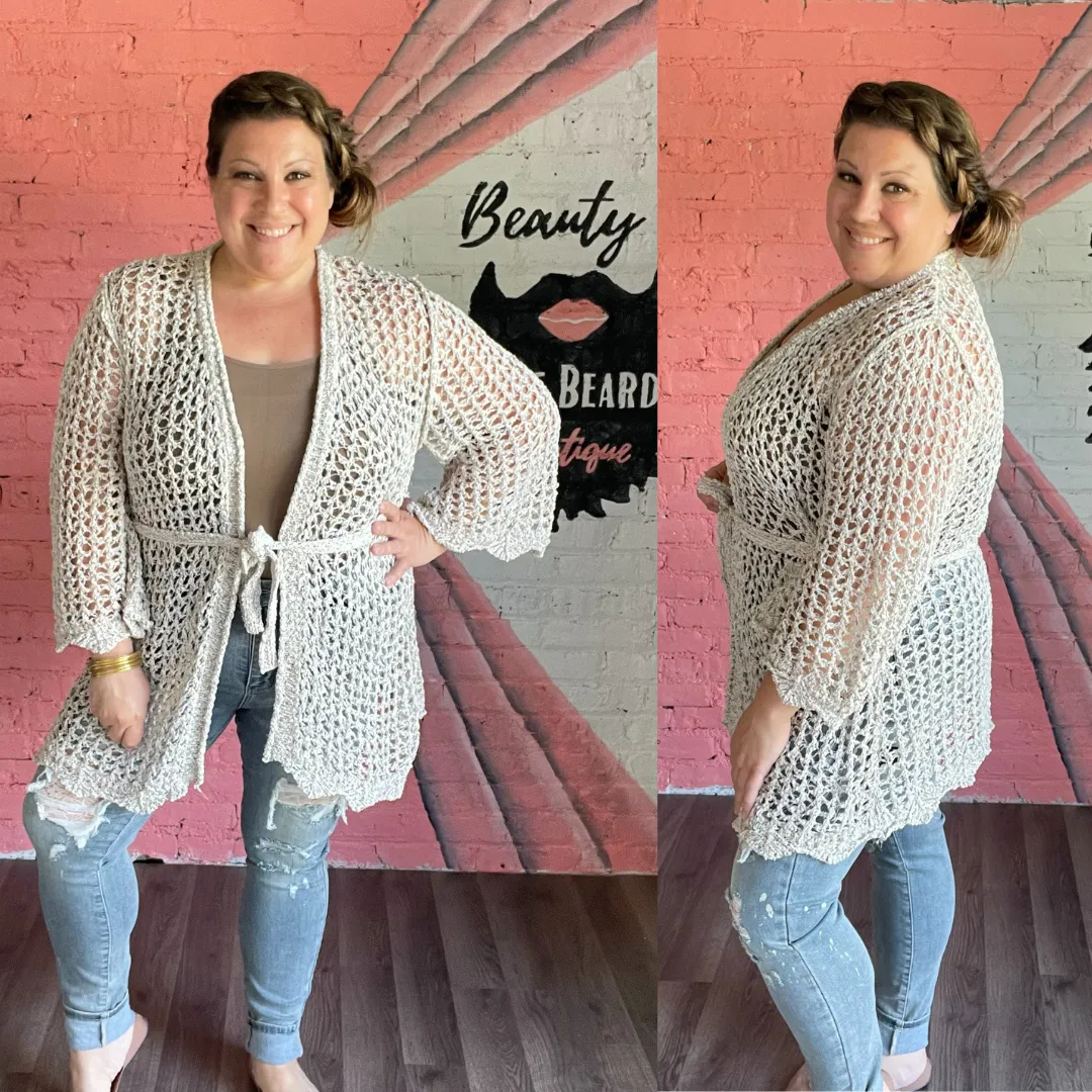Open Weave Summer Cardigan